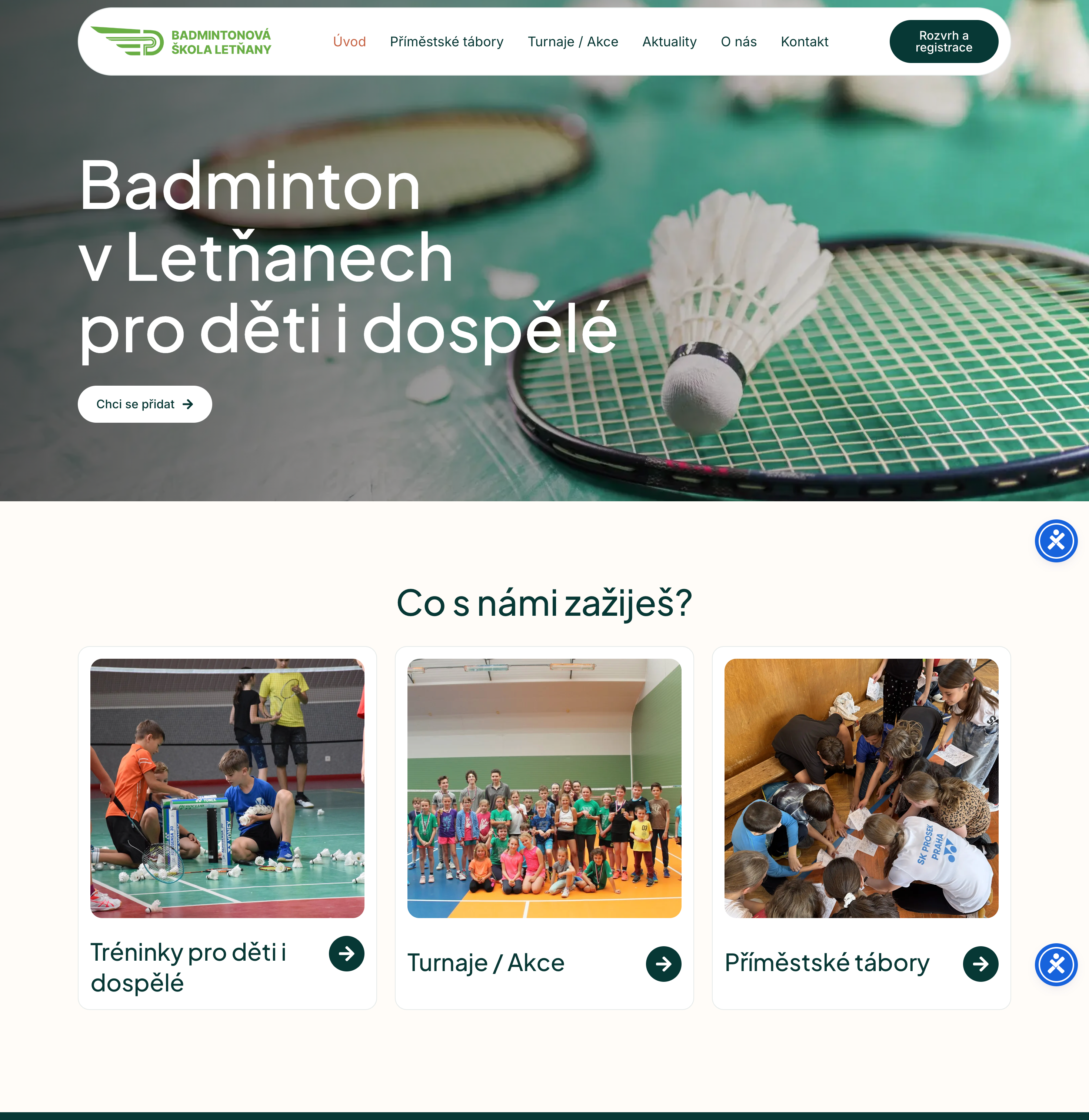Web Badminton Letňany