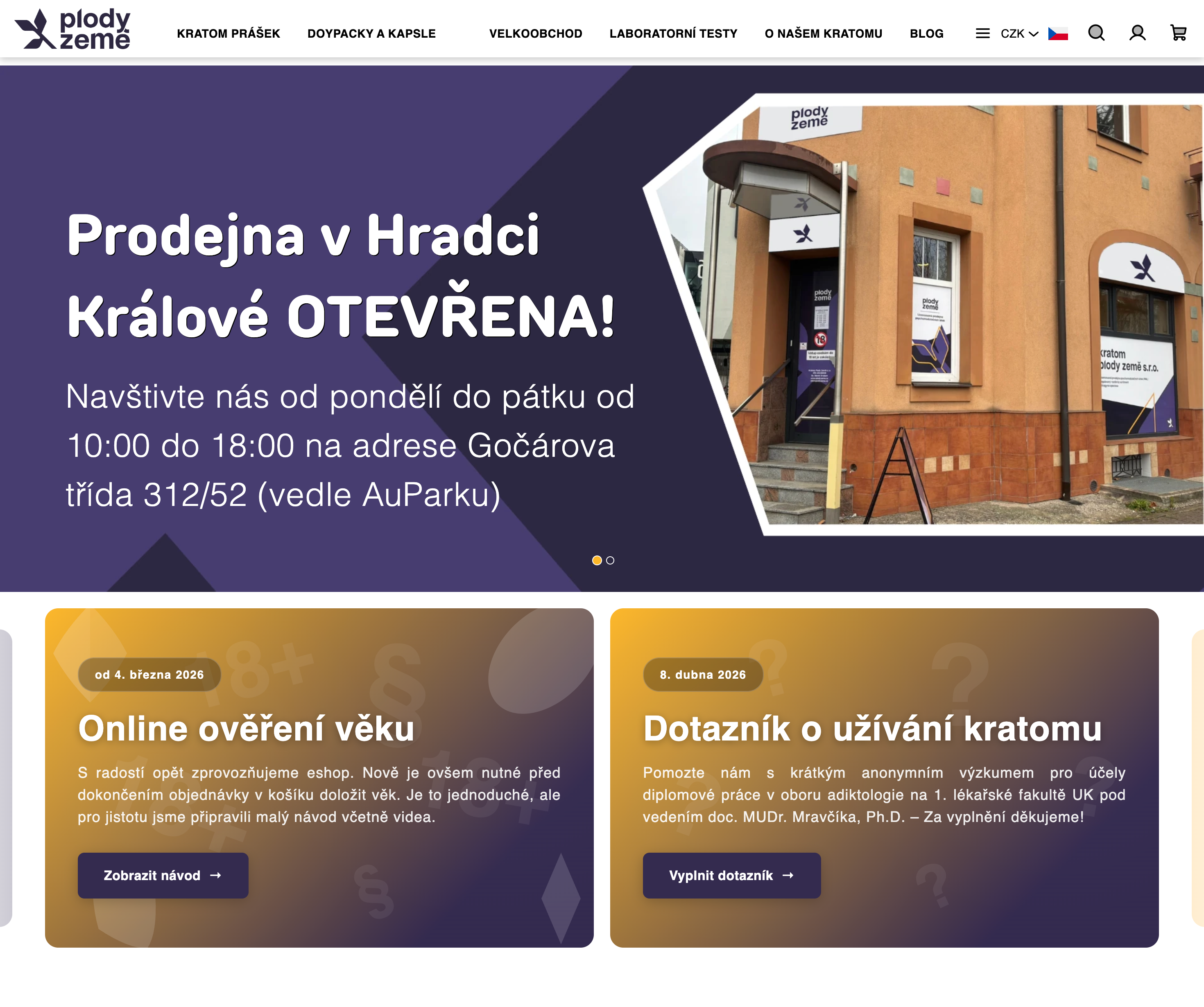 Web Plody země
