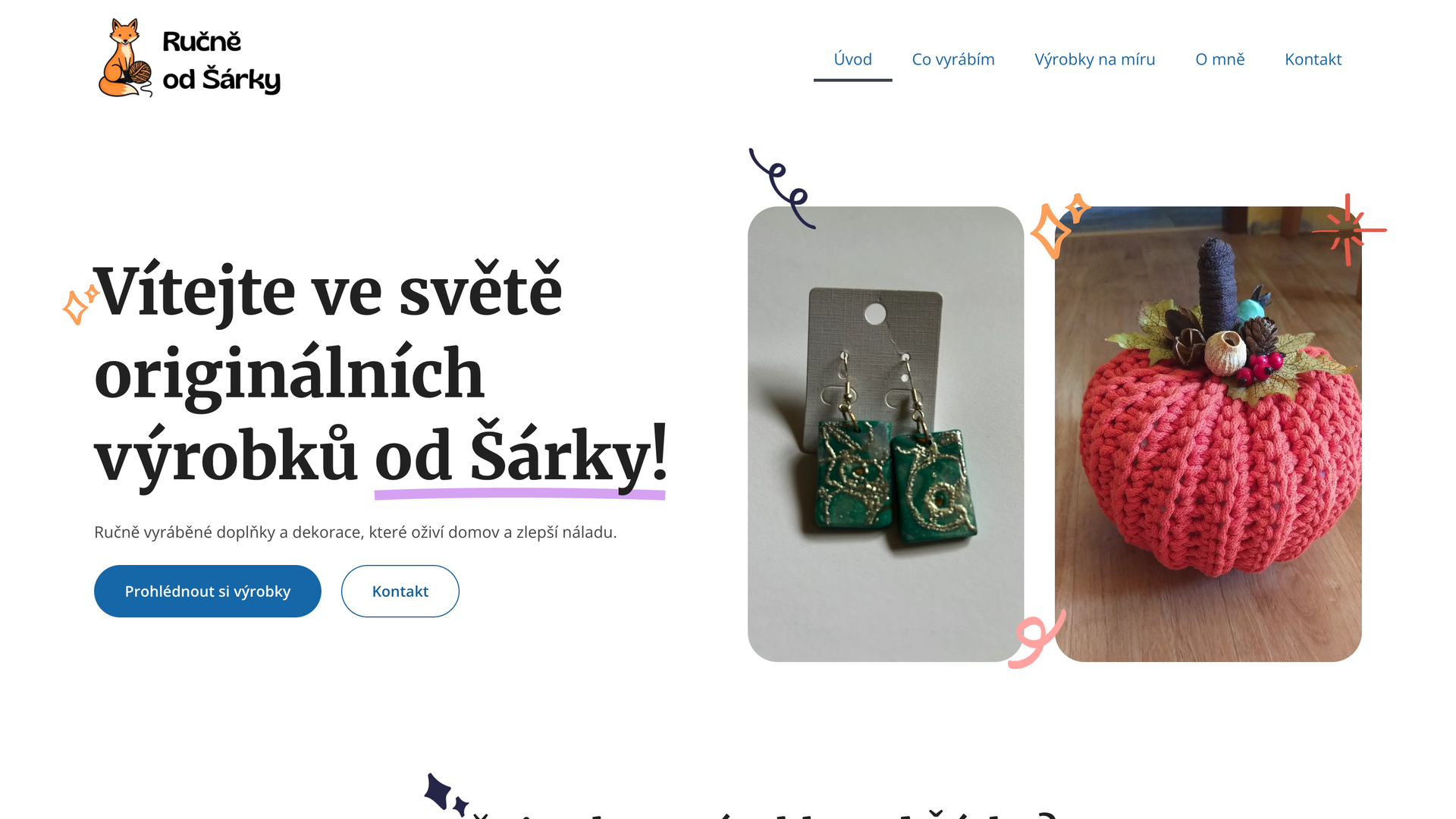 Web Ručně od Šárky